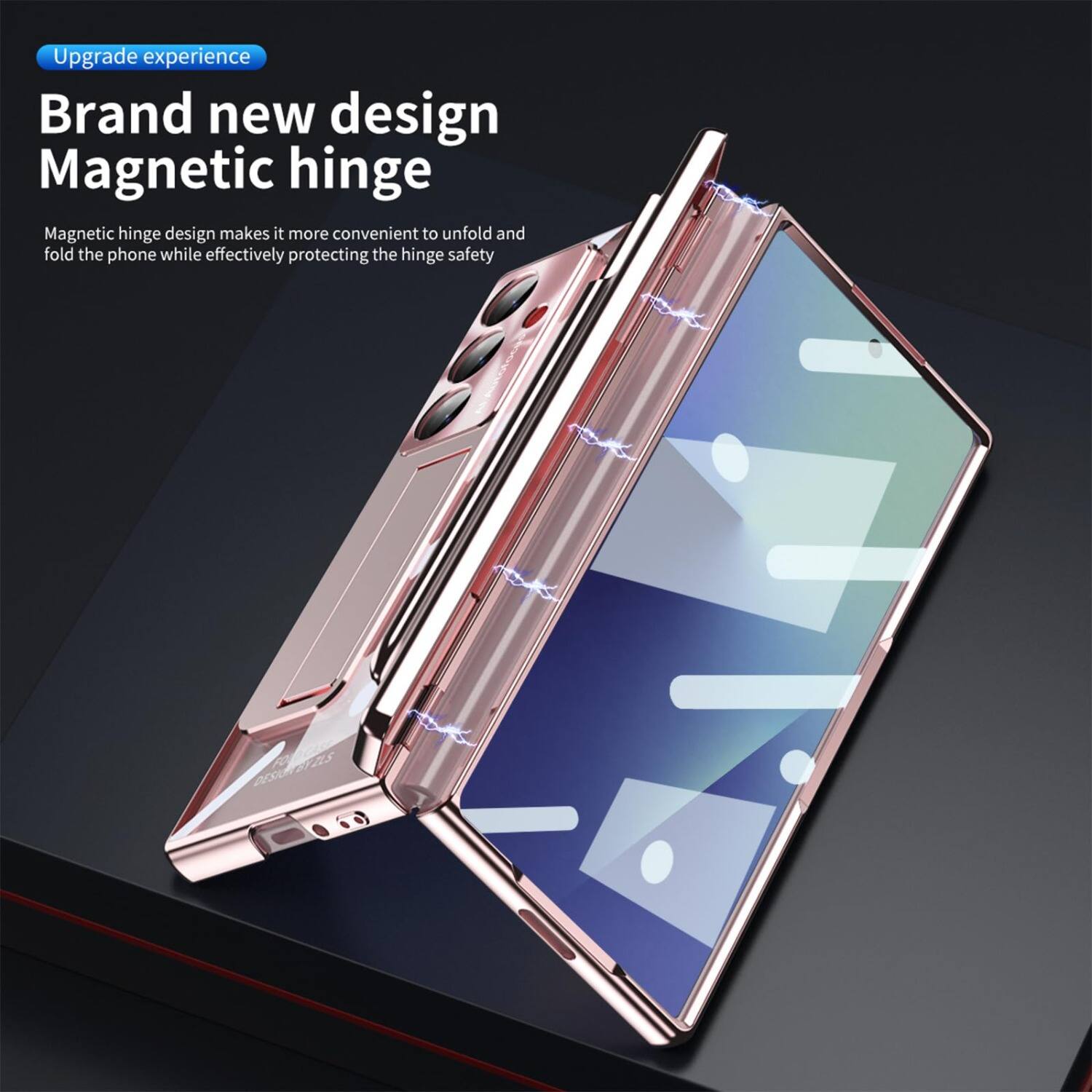 Upgrade experience

Brand new design Magnetic hinge

Magnetic hinge design makes it more convenient to unfold and fold the phone while effectively protecting the hinge safety