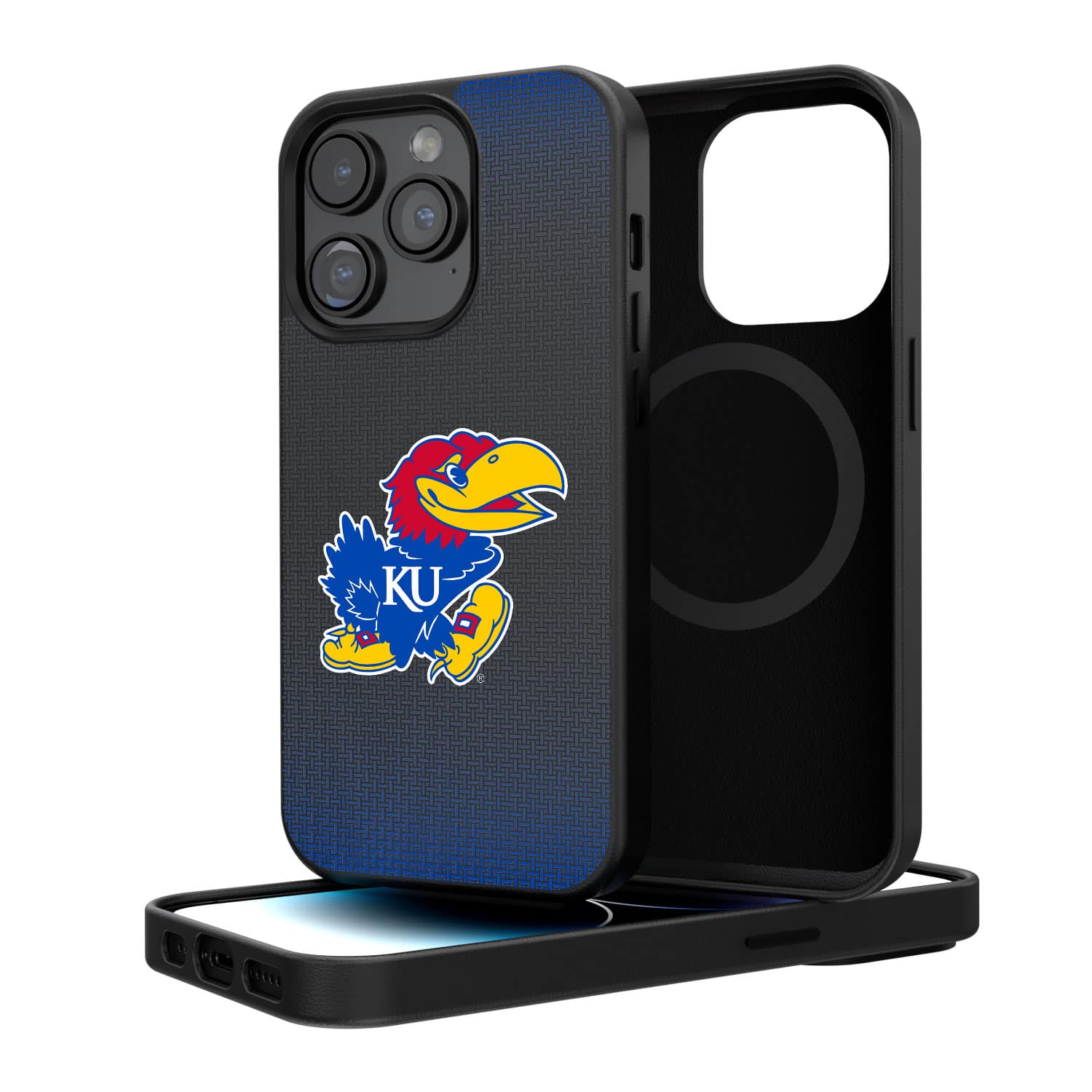 Keyscaper - NCAA - Kansas Jayhawks Linen Logo iPhone Magnetic Bump Case - 15 Pro Max - Black price history on PriceWatchPro