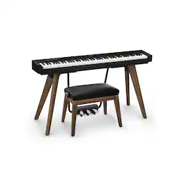 Casio - Privia PX-S7000 88-Key Digital Piano (Black) with Adjustable Bench Bundle