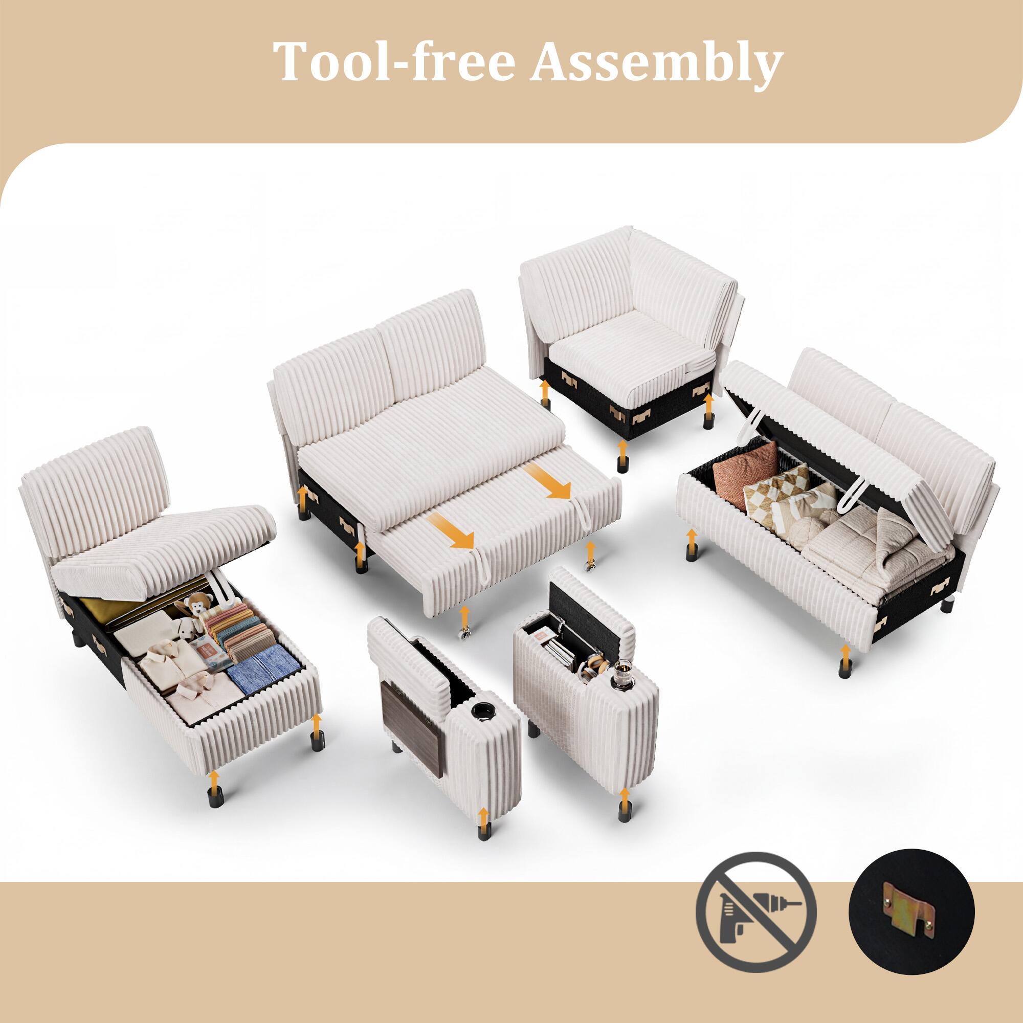 Tool-free Assembly