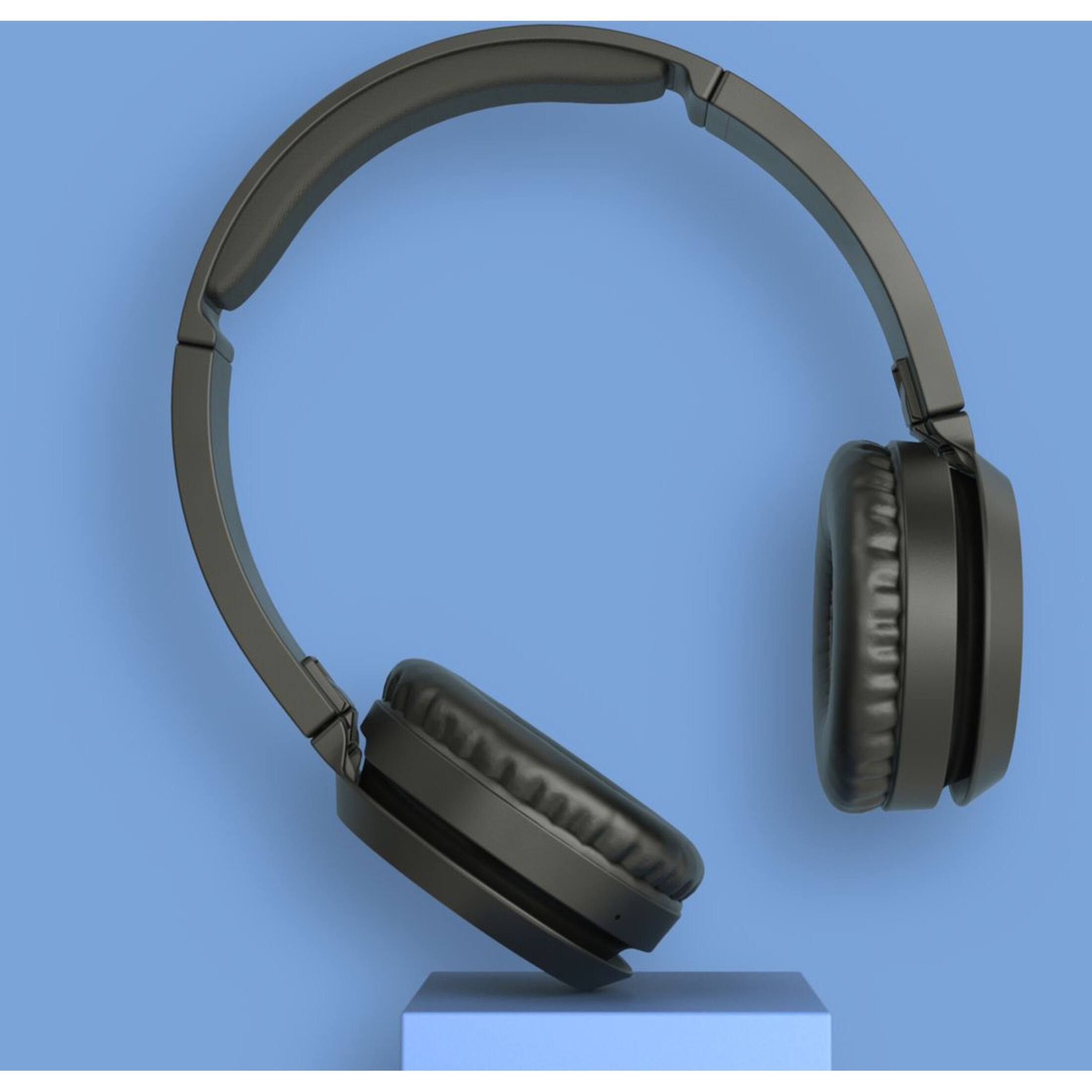Alt View 20. Philips - TAH4205BK Wireless Over-the-head Headphones - Black.