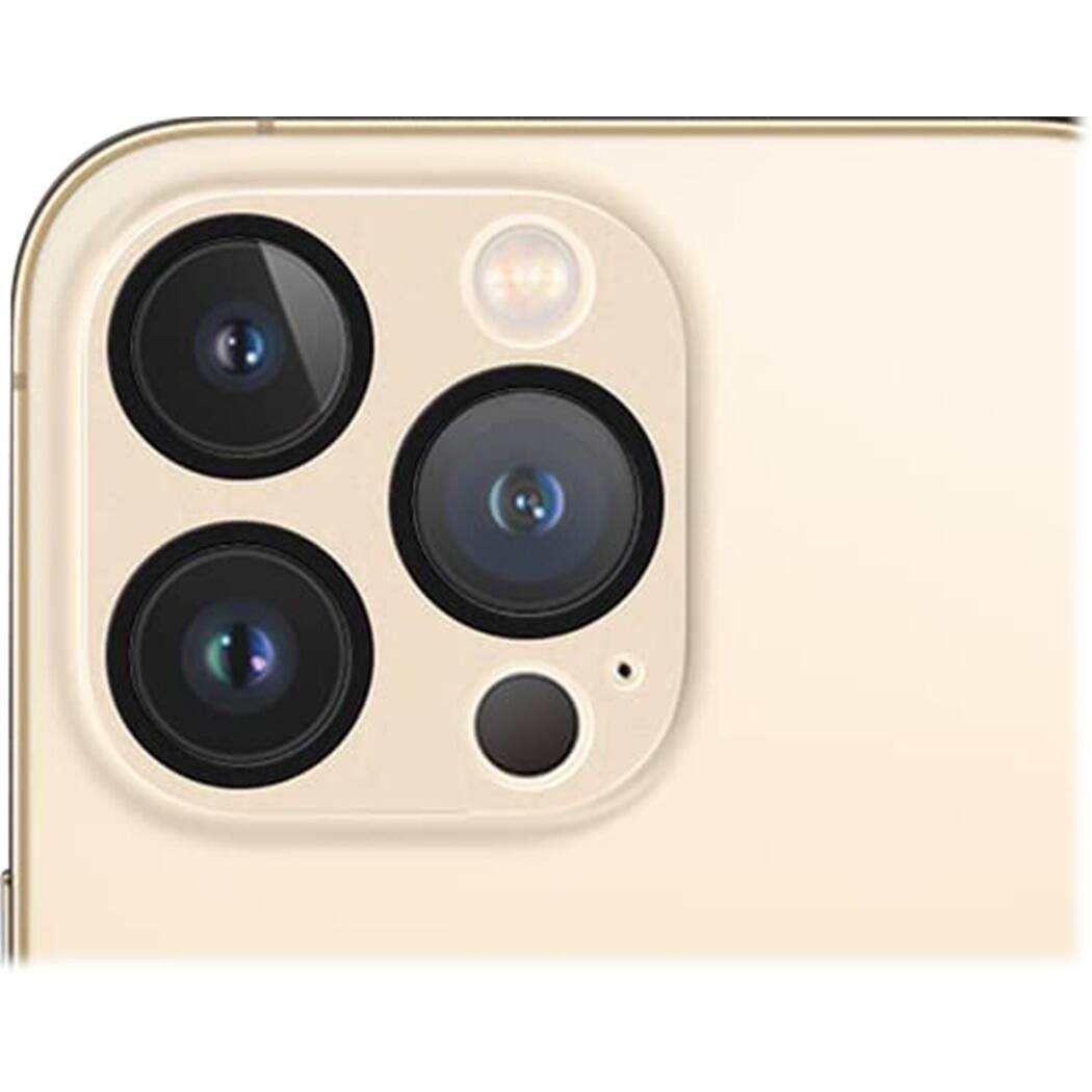 Alt View 14. SaharaCase - ZeroDamage Camera Lens Protector for Apple iPhone 13 Pro and iPhone 13 Pro Max (2-Pack) - Gold.