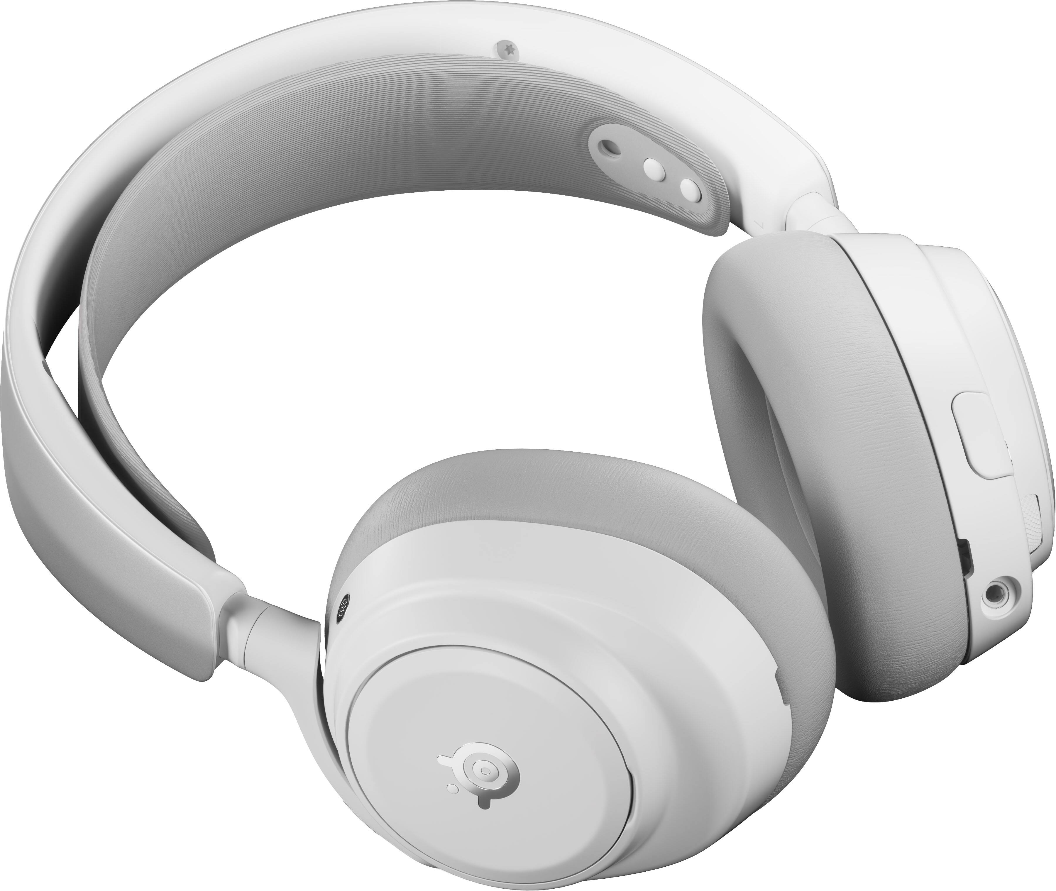 Alt View 12. SteelSeries - Arctis Nova Pro Omni 2.4 GHz Wireless Over-The-Ear Gaming Headset for PS5/PS4, Xbox One, Xbox X/S, Switch/Switch 2, PC - White.