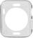 Alt View 13. Modal™ - Bumper Case for Apple Watch™ 38mm - Clear.