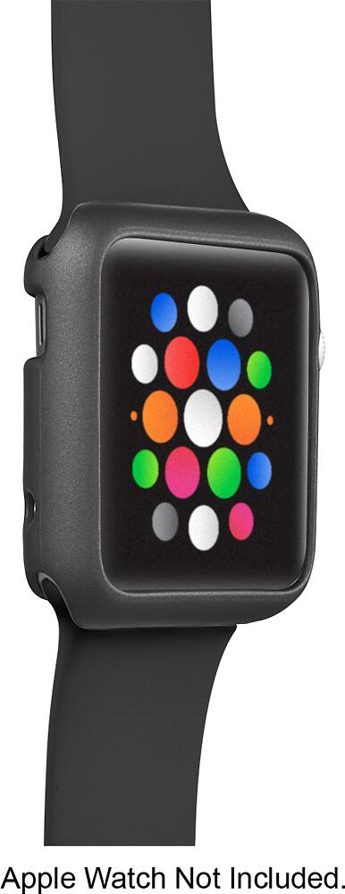 Angle. Modal™ - Bumper Case for Apple Watch™ 38mm - Space Gray.