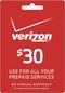 Verizon Prepaid - $30 Refill Card-Front_Standard