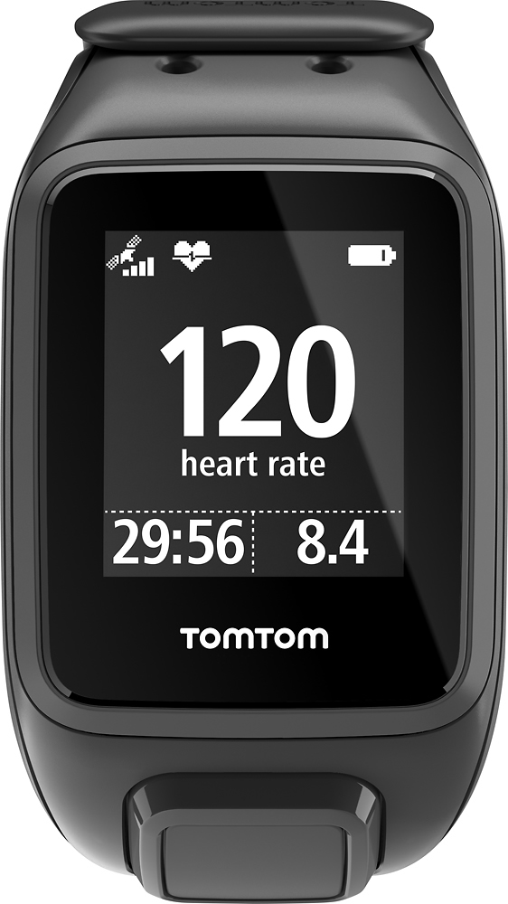 Best Buy: TomTom Cardio + Music Watch + Heart Rate (Large) Black 1RFM.002.01