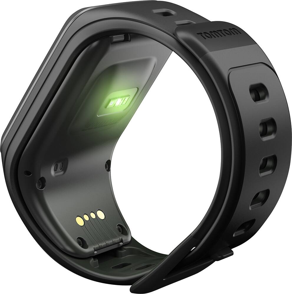 Left. TomTom - Spark Cardio + Music Fitness Watch + Heart Rate (Small) - Black.