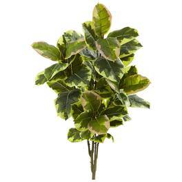 BreeBe - 40" Rubber Leaf Artificial Plant (Real Touch) (Set of 2) - Green