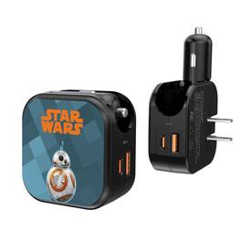 Keyscaper - Star Wars: The Force Awakens Color Block 2 in 1 USB A/C Charger - BB-8
