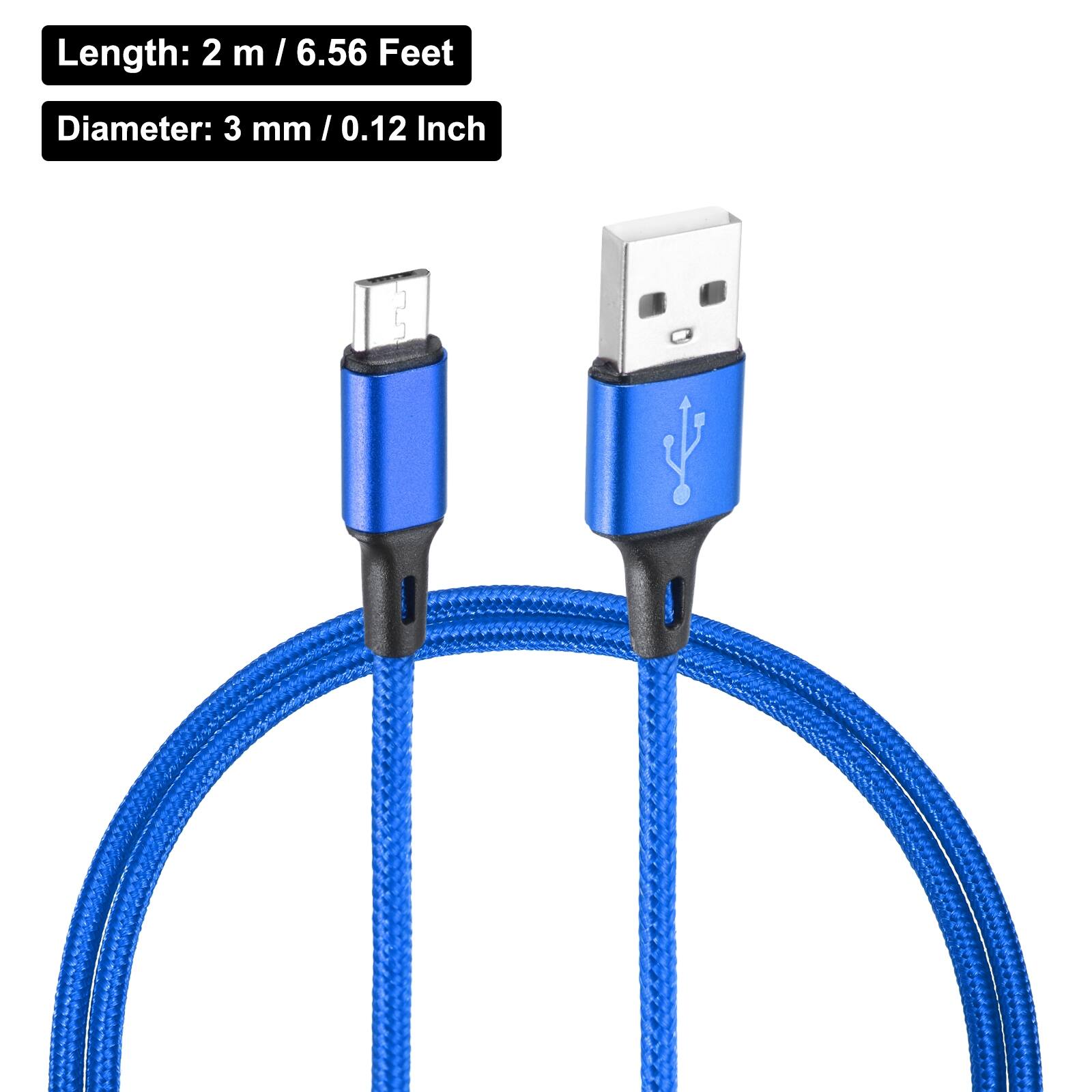 Length: 2 m / 6.56 Feet  
Diameter: 3 mm / 0.12 Inch