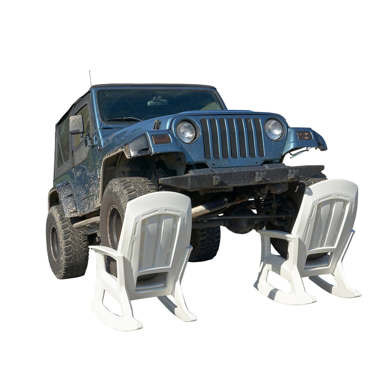 Alt View 10. Semco - Semco Plastics Rockaway Heavy Duty Resin All-Weather Outdoor Rocking Chair, Tan - Tan.