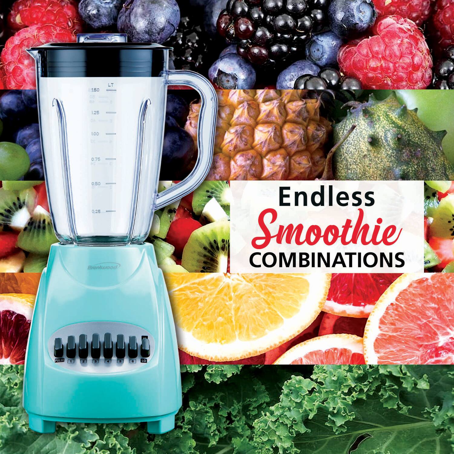 c: of d LT 12% 100 075 0.50 028 Brentwood Endless Smoothie COMBINATIONS PH 1