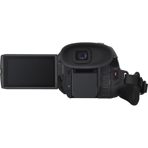 Alt View 1. Panasonic - Panasonic HC-X1600 UHD 4K HDMI Camcorder with 24x Zoom Bundle + Accessory Package Including 128GB Extreme Pro Memory, LE - Black.