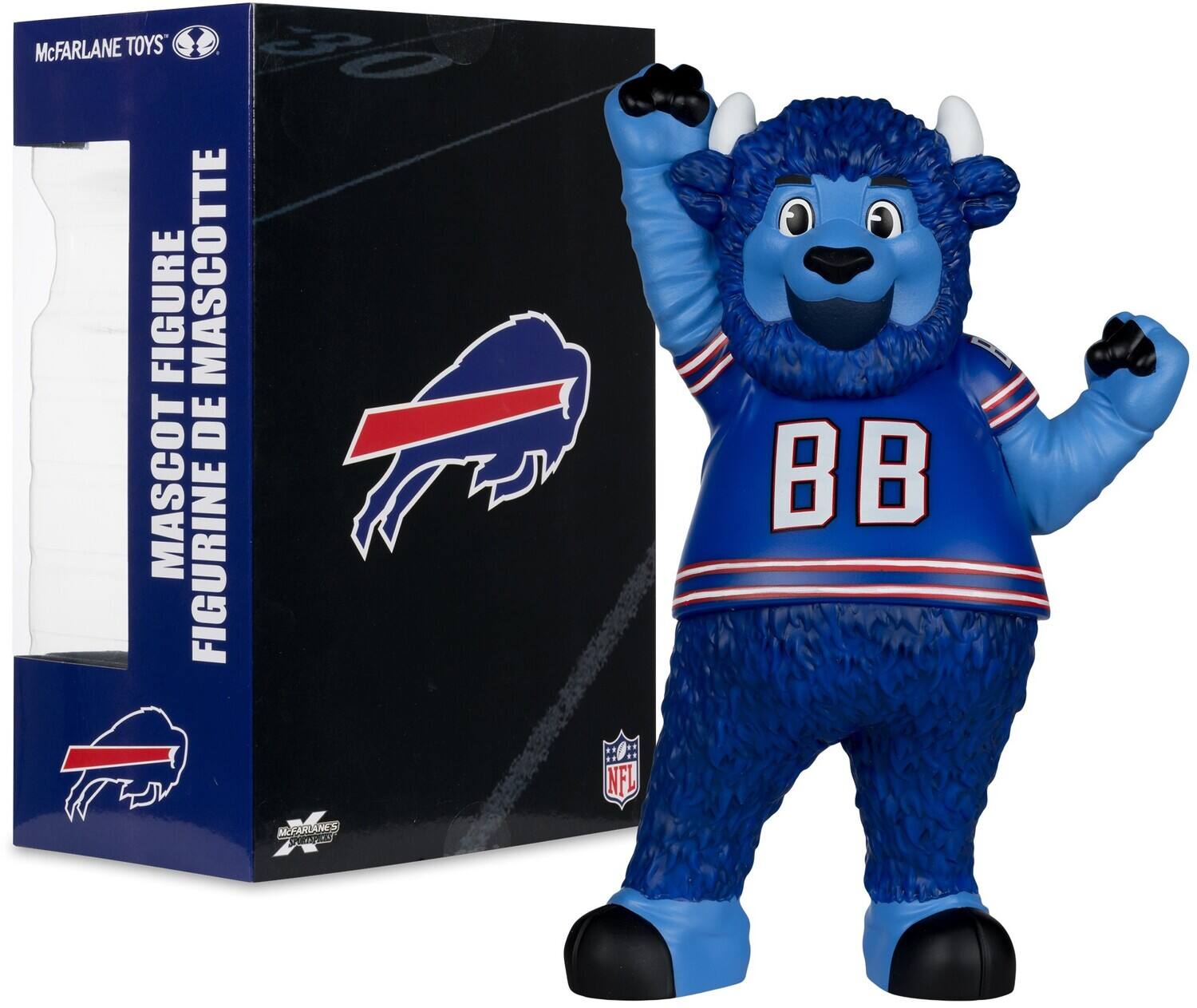 McFarlane SportsPicks - NFL - Billy Buffalo (Buffalo Bills) 8" Posed Figure - COLLECTIBLES