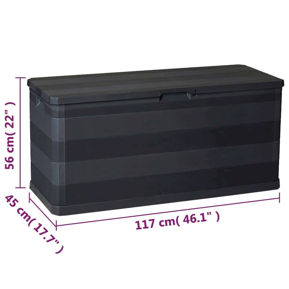 56 cm (22") x 45 cm (17.7") x 117 cm (46.1")