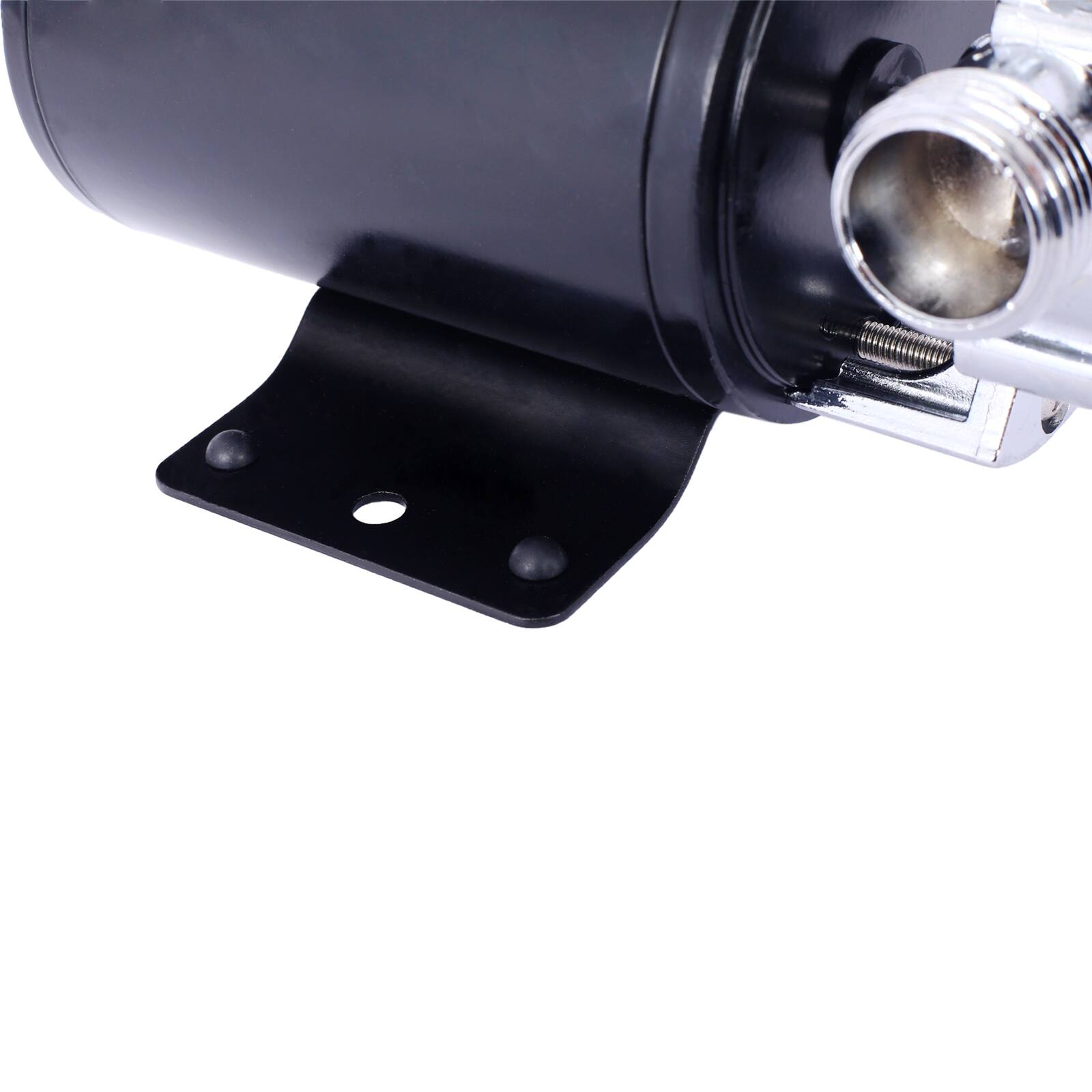 Alt View 7. GOODSILO - DC 12V Portable Electric Utility Sump Water Transfer Pump - 330GPH with Hose Kit - Black.