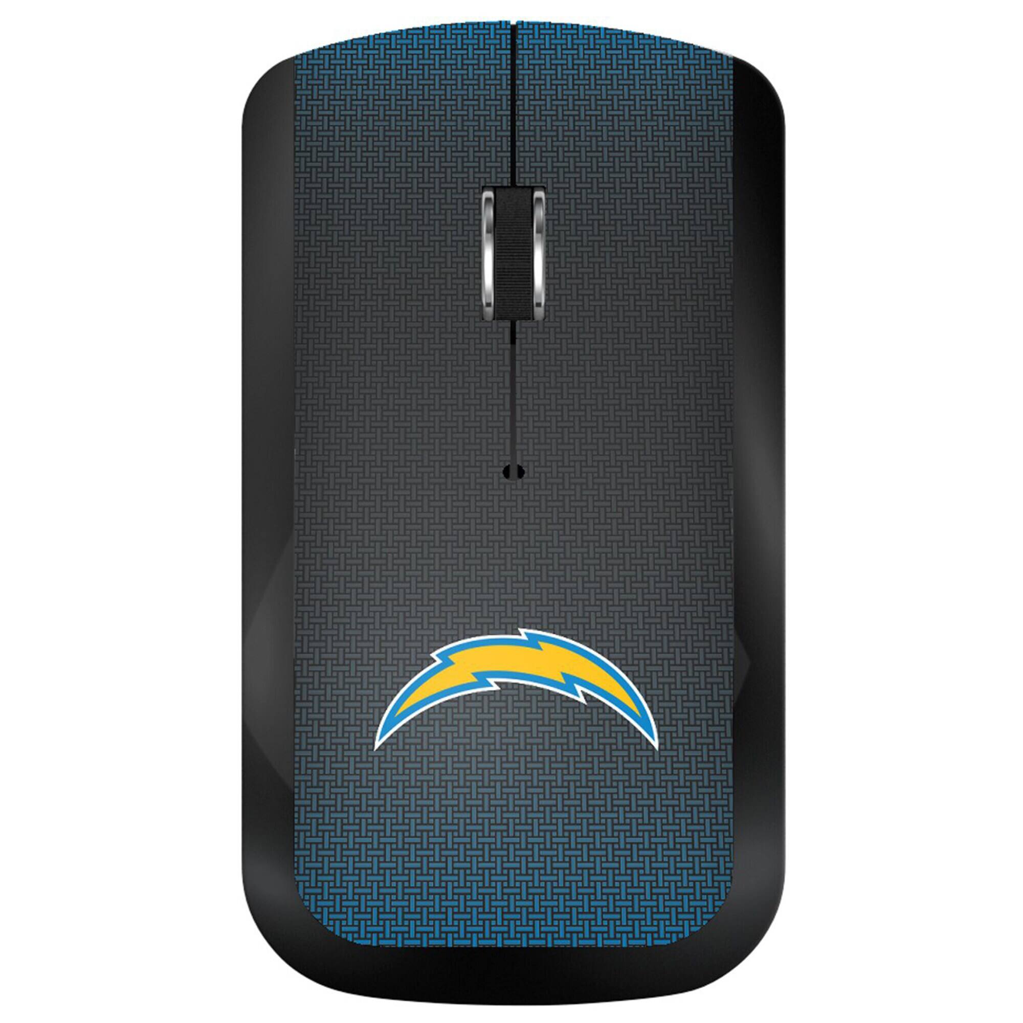 Front. Keyscaper - Los Angeles Chargers Wireless USB Computer Mouse - Black.