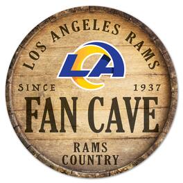 WinCraft - Los Angeles Rams 14'' Circular Wood Sign - Multicolor