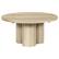 Front. Manhattan Lane - Hazel Coffee Table with 3 Pillar Legs, 35.5 Inch Round Top - Brown.