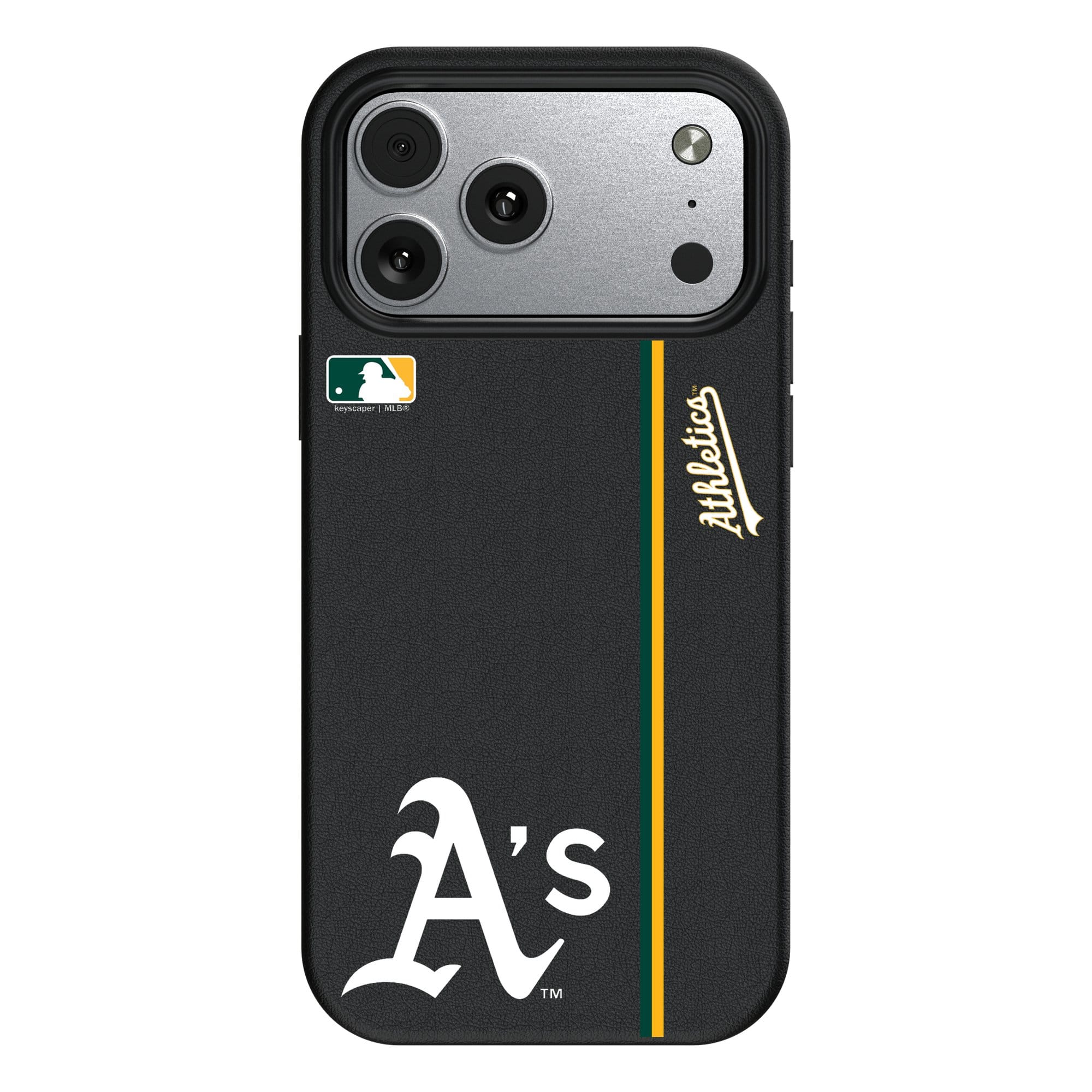 Keyscaper - MLB - Athletics iPhone Magnetic Bump Case - 17 Pro Max - Black price history on PriceWatchPro