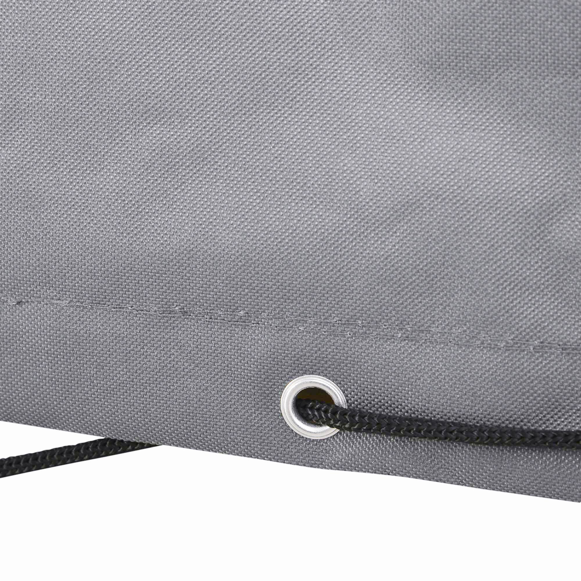 Alt View 7. Outsunny - 97" x 65" x 26" Heavy Duty Outdoor Sectional Sofa Cover, Waterproof Patio Furniture Cover for Weather Protection - Gray.