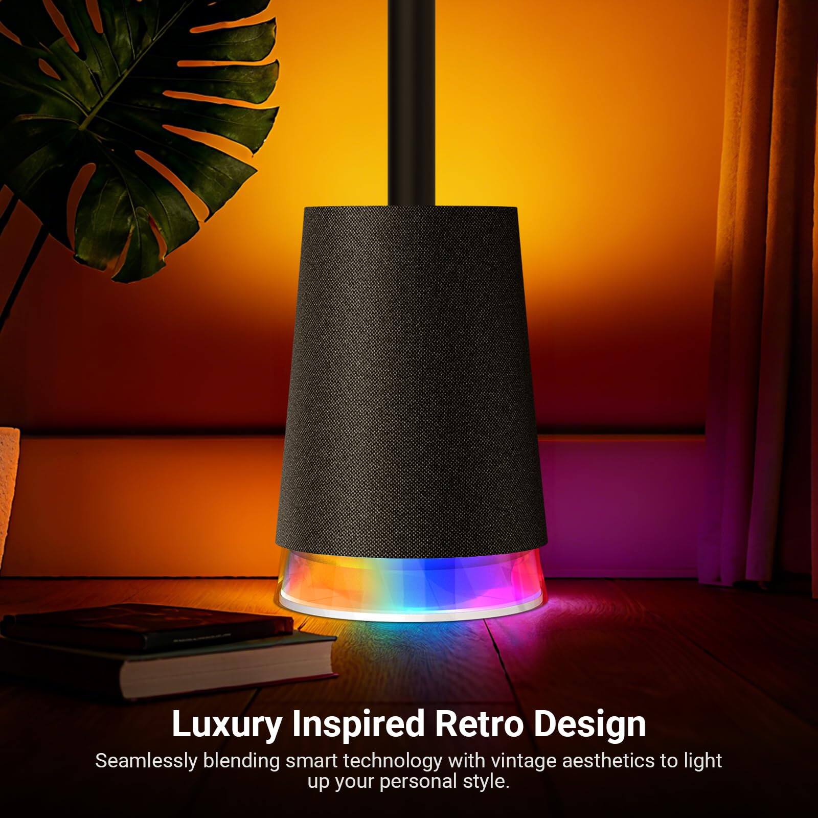 Luxury Inspired Retro Design  
Seamlessly blending smart technology with vintage aesthetics to light up your personal style.