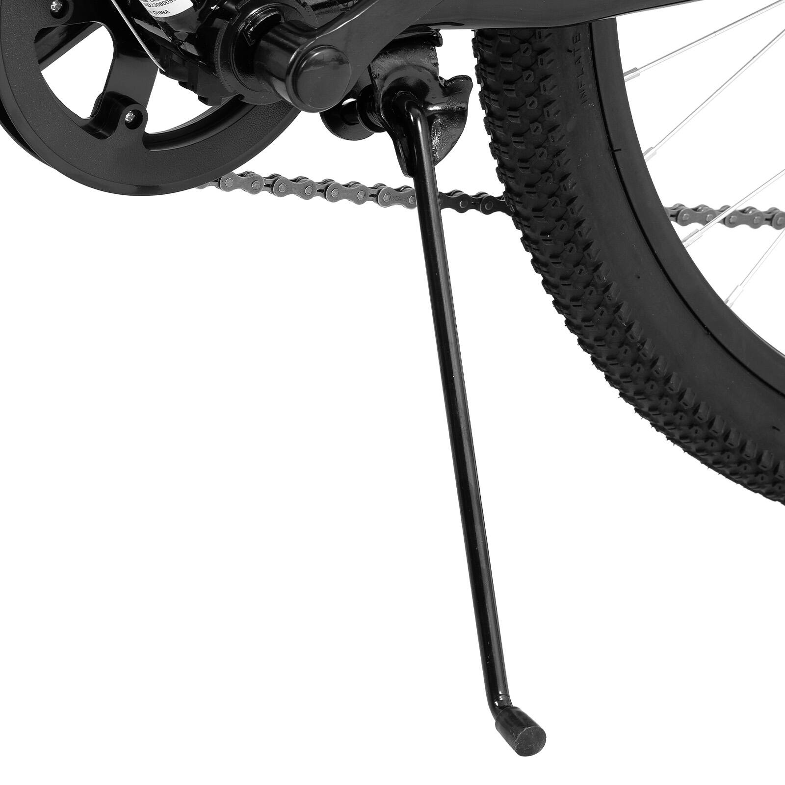 Alt View 9. HILAND - Sentry+ 20 Inch Kids Bike for Boys Girls Ages 5-12, Children's Bicycle with Rear Rack & Kickstand, Youth Bike, Black - Black.