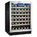 Front. Danby - Designer 50-Bottle Wine Cooler - Black, Stainless Steel.