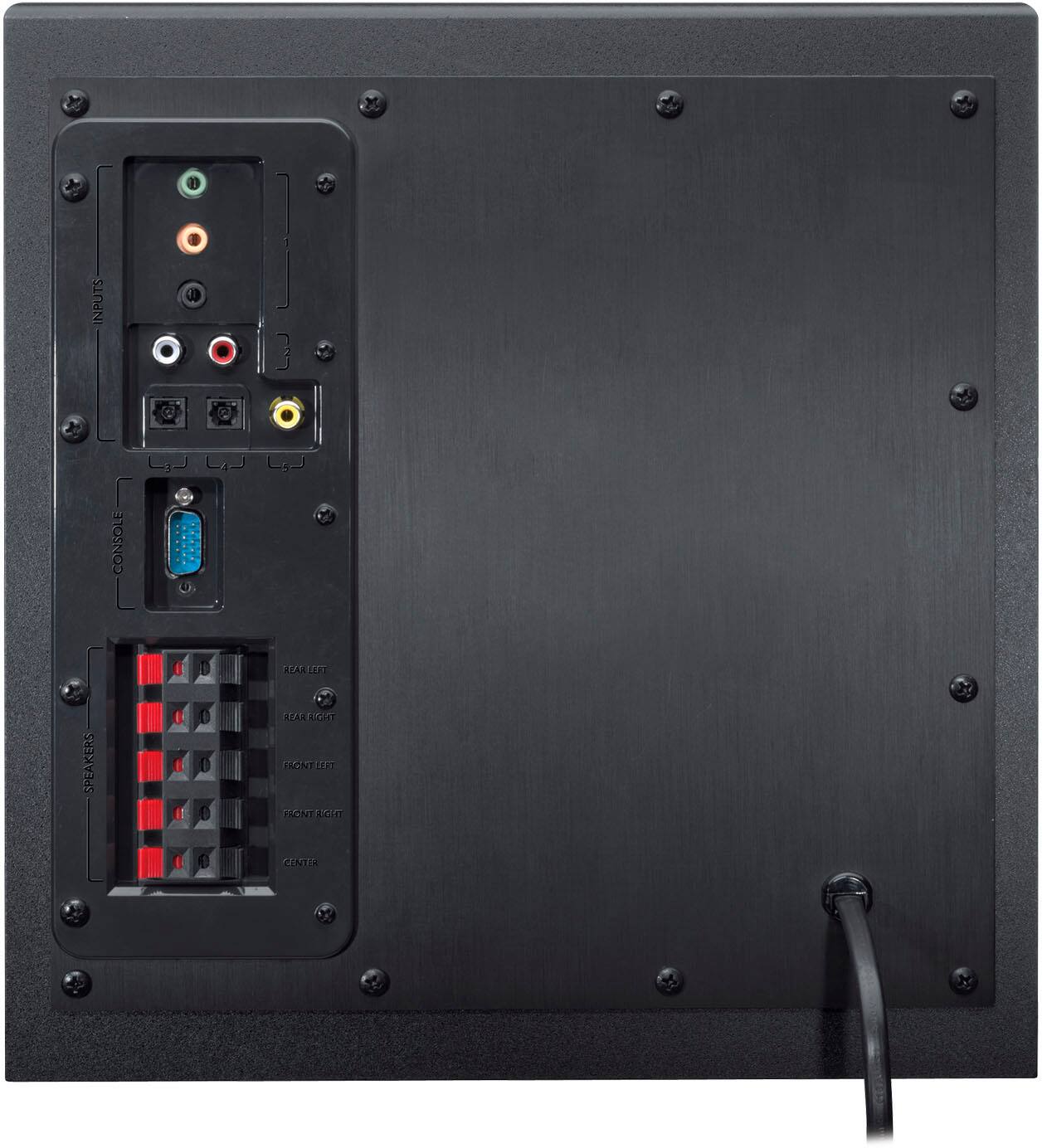 INPUTS CONSOLE REAR SPEAKERS