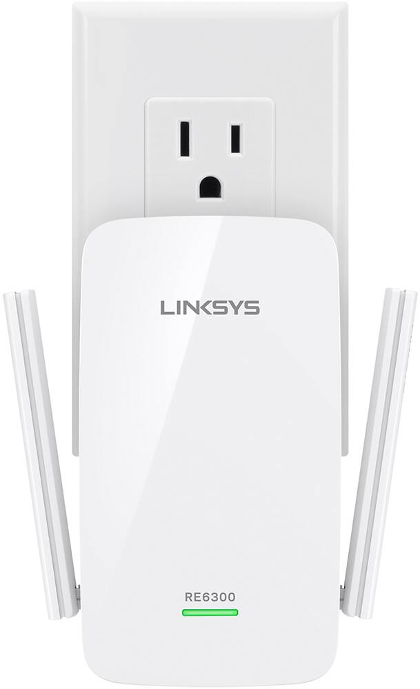 Alt View 11. Linksys - AC750 Boost Range Extender - White.
