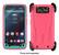Front. Otterbox - Defender Case for Motorola Droid Turbo Cell Phones - Teal Rose.