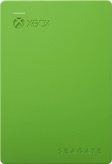 Front Zoom. Seagate Game Drive for Xbox Officially Licensed 2TB External USB 3.0 Portable Hard Drive - Green.