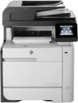 Front. HP - LaserJet Pro MFP m476nw Wireless Color All-In-One Printer - Black/Gray.