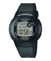 ILLUMINATOR
10 YEAR BATTERY
CASIO
TBULOA 5U8
BIO LIGHT
ALM
P
MODE
10:58:50
START
WATER RESIST
DUAL TIME
ALARM CHRONO