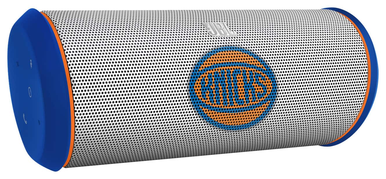 Front. JBL - NBA Special Edition Flip 2 Wireless Portable Stereo Speaker - White/Orange/Blue.