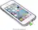Alt View 15. LifeProof - FRE Case for Apple® iPhone® 6 and 6s - White.