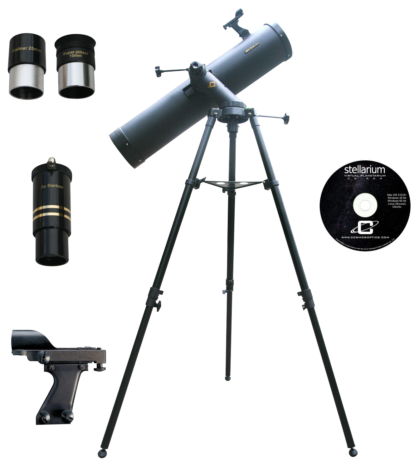 Angle View: Discovery - Juno 50mm Refractor Telescope