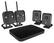 Front. Zmodo - 4-Channel, 4-Camera Indoor/Outdoor Wireless High-Definition DVR Surveillance System - Black.