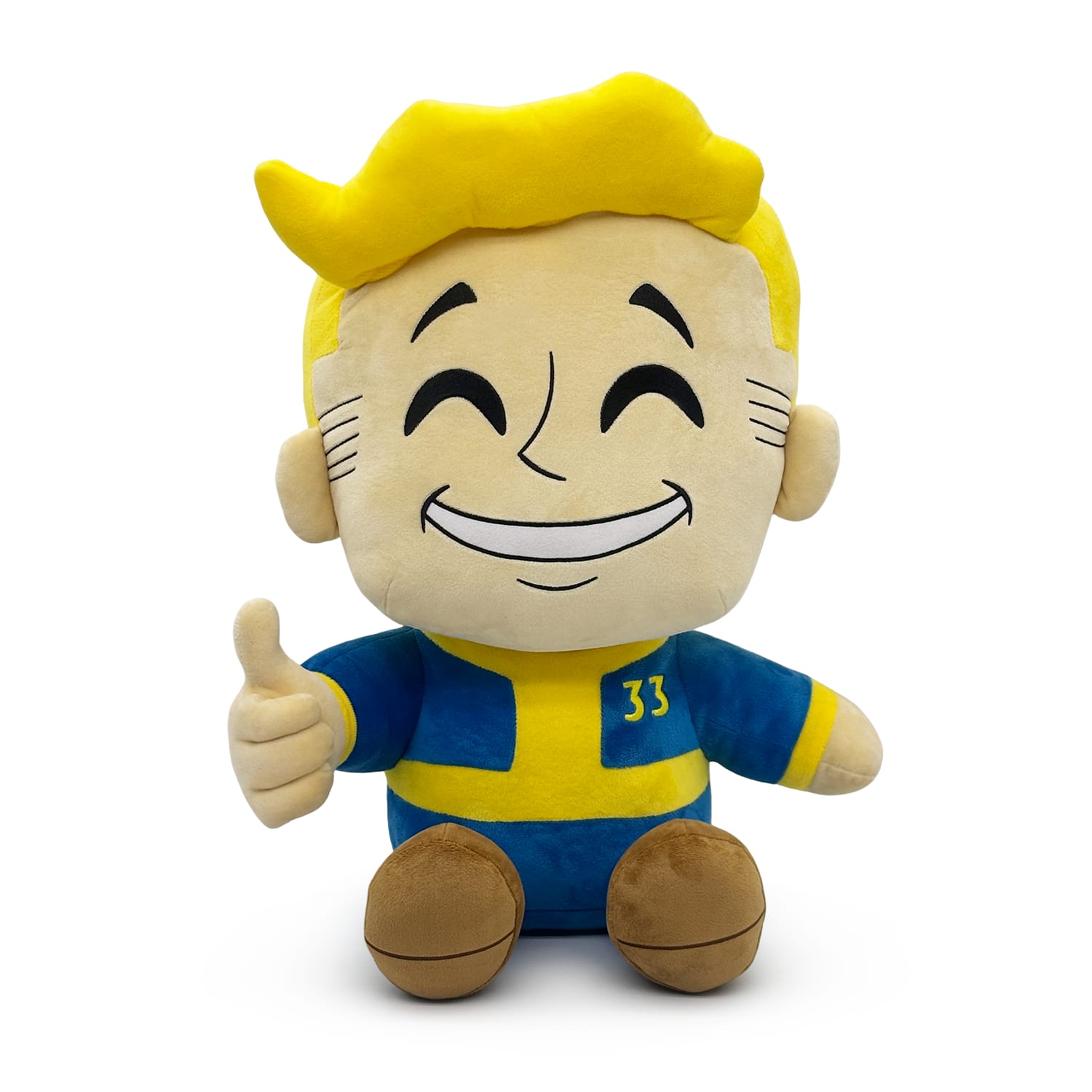 Youtooz - Fallout Vault Boy 16" Plush - Yellow/Blue/Brown