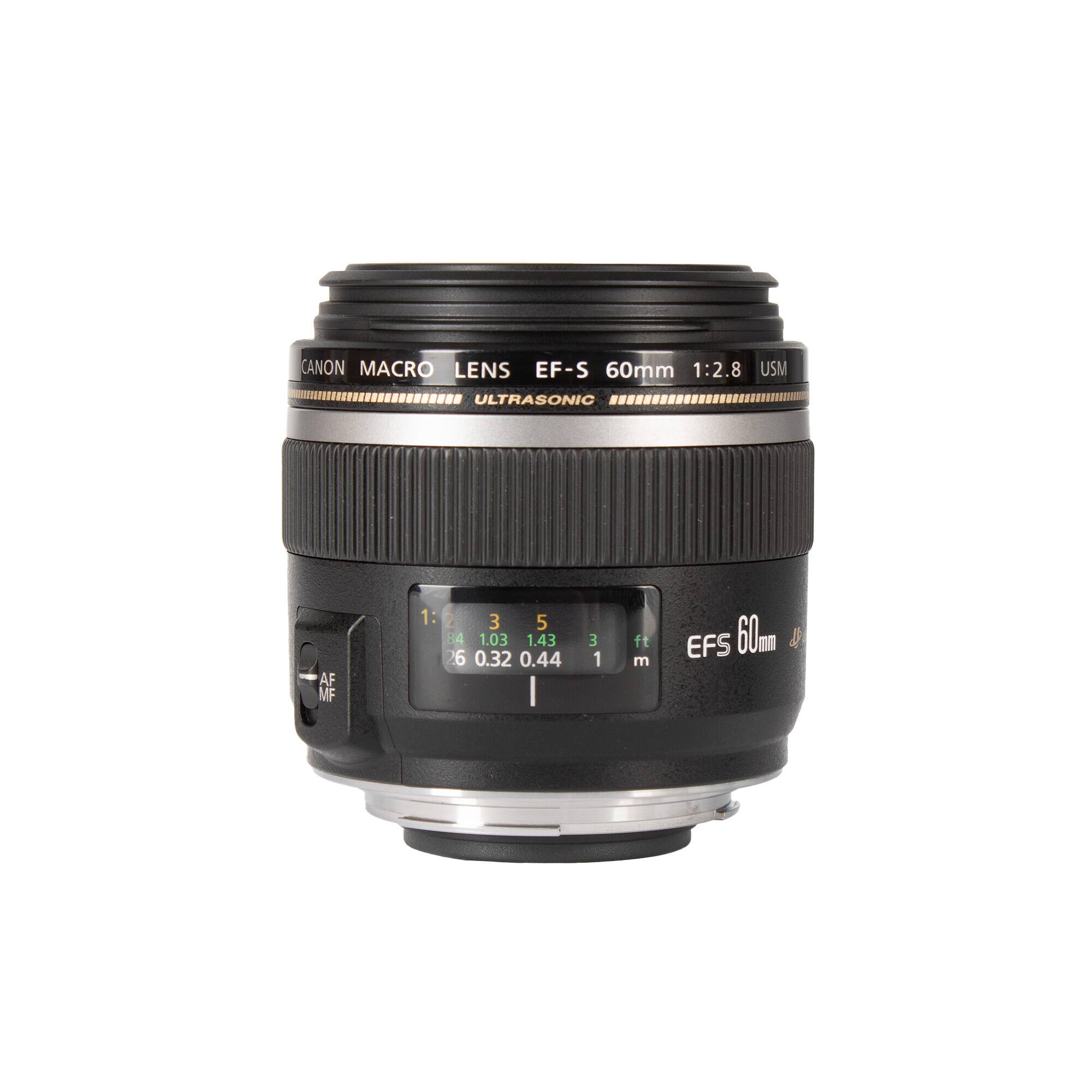 CANON MACRO LENS EF-S 60mm 1:2.8 USM ULTRASONIC AF MF

1:2 3 5 84 1.03 1.43 6 0.32 0.44 I 3 1 ft m

EFS 60mm