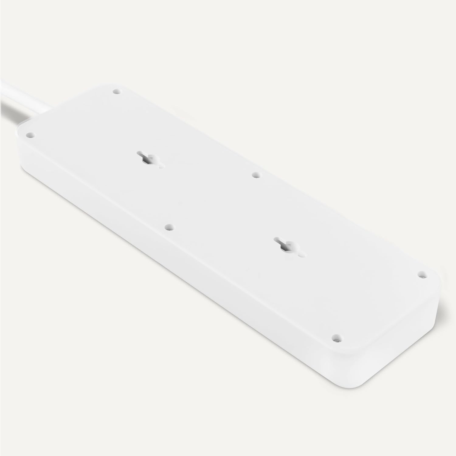 Left. Dazzed Corner - Surge Protector Power Strip, 8 FT Extension Cord - White.