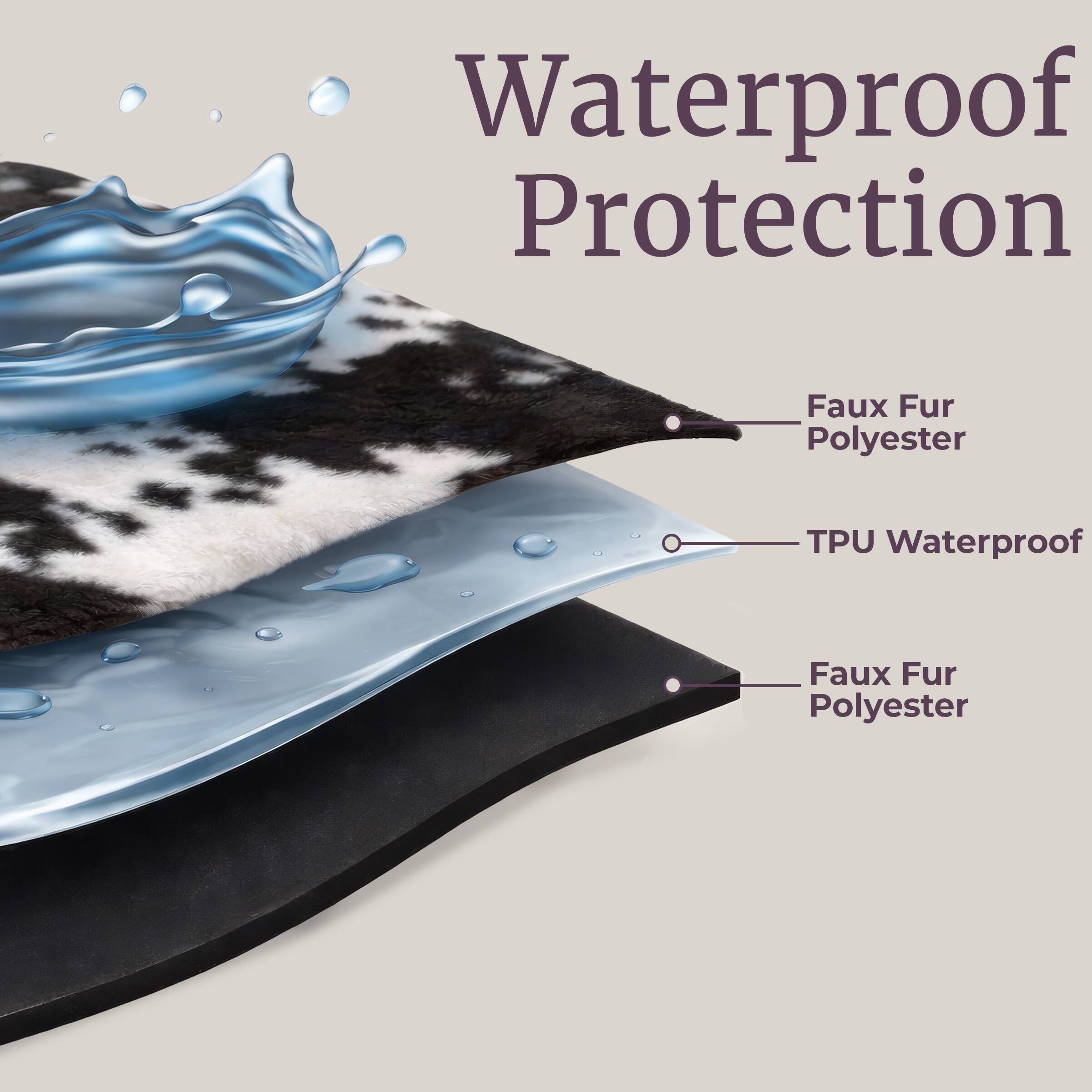Waterproof Protection

- Faux Fur Polyester
- TPU Waterproof
- Faux Fur Polyester