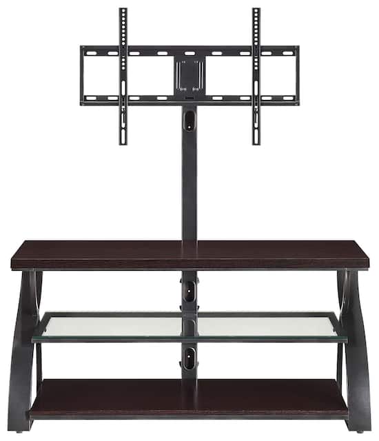 Whalen Furniture Tv Console For Most Flat Panel Tvs Up To 65 Dark Espresso Xlxec54 Cc Best Buy