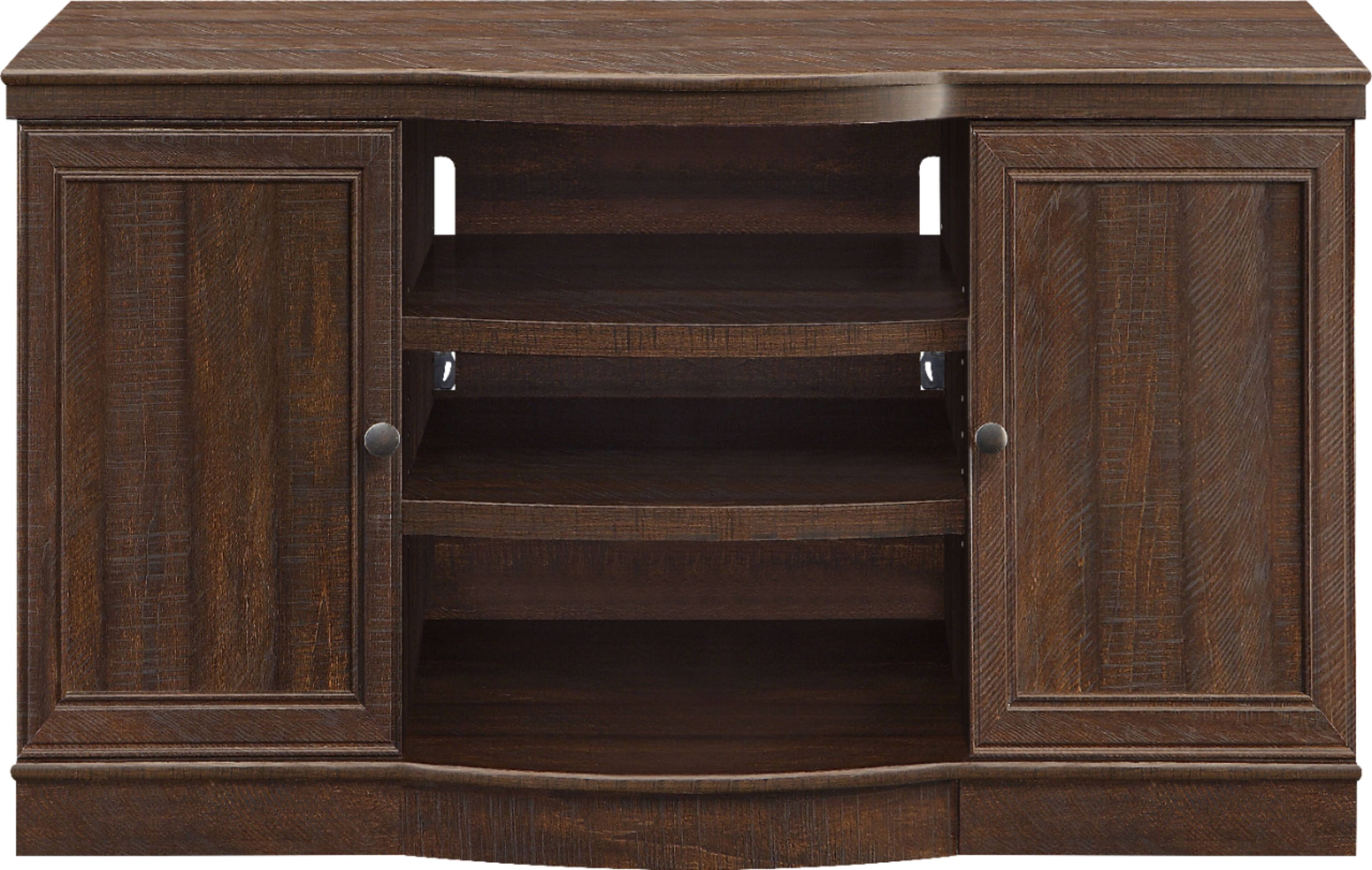 Front. Whalen Furniture - TV Console for Most Flat-Panel TVs Up to 70" - Brown.