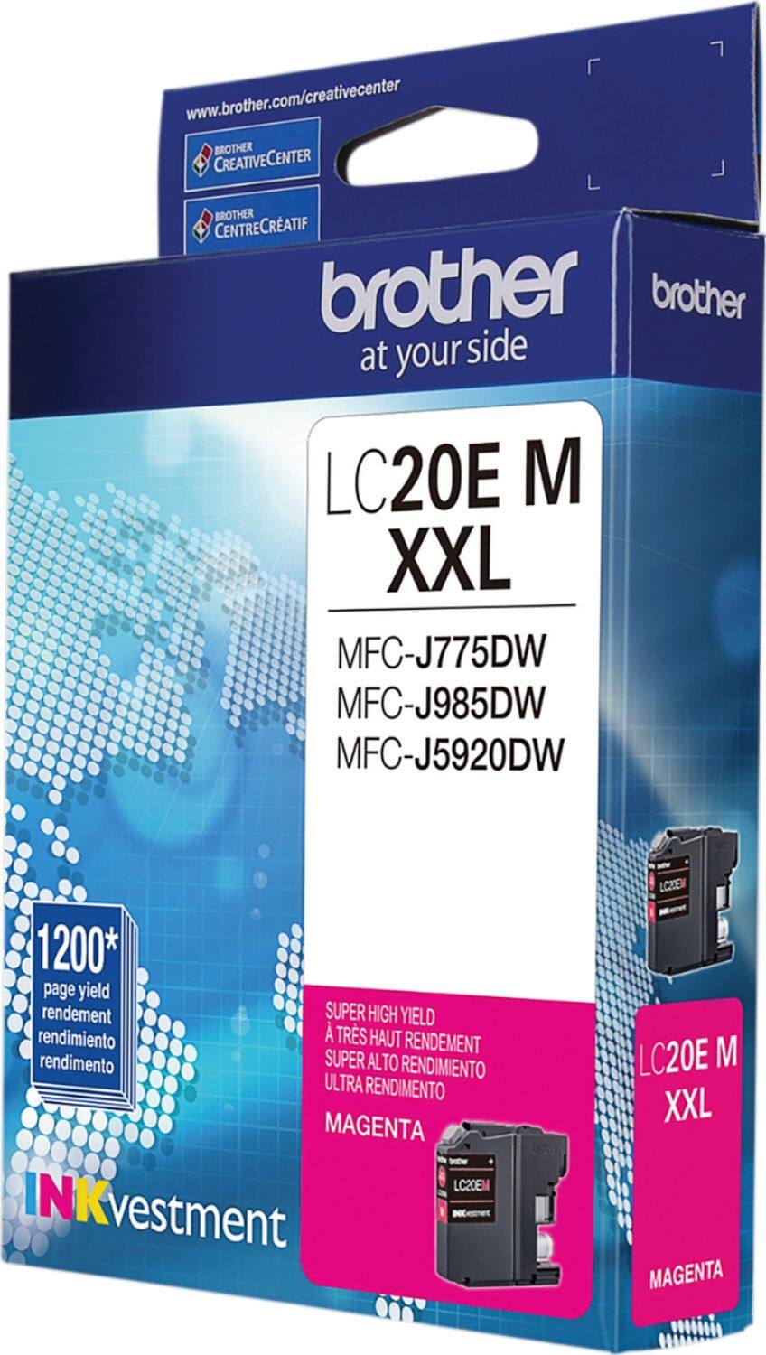 Alt View 11. Brother - LC20EM XXL Super High-Yield Ink Cartridge - Magenta - Magenta.