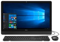Front Zoom. Dell - Inspiron 23.8" All-In-One - AMD E2-Series - 4GB Memory - 500GB Hard Drive - Black.