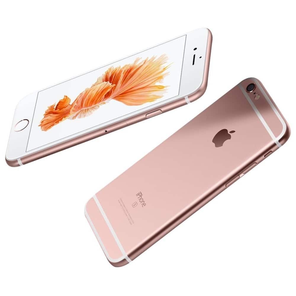 Best Buy: Apple iPhone 6s 4G LTE with 16GB Memory Cell Phone (Unlocked) Rose  gold MKRF2LL/A