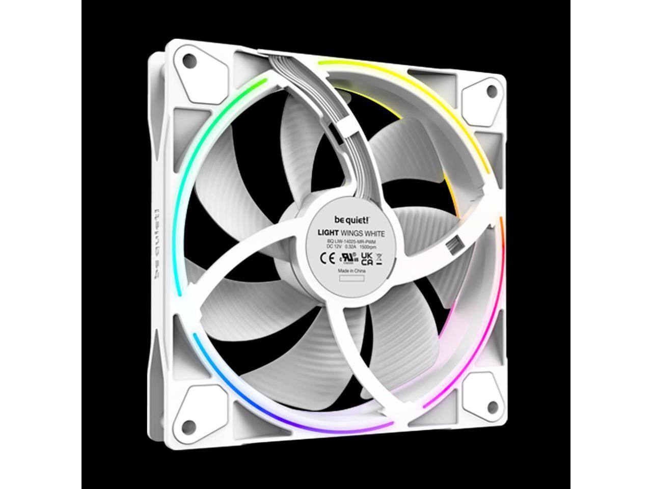 be quiet!  
LIGHT WINGS WHITE  
BQ-LW-1425-W1-PM  
DC 12V 0.33A 1500rpm  
CE  
UK  
CA  
Made in China