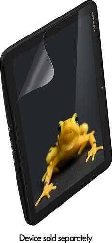 Angle Standard. Wrapsol - Hybrid Ultra Front and Back Protection for Motorola XOOM Tablets - Clear.